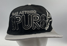 NBA San Antonio Spurs New Era Hat Snapback Cap Hardwood Classics Black Gray - £7.98 GBP