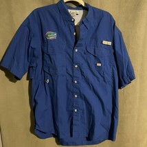 Florida Gators Columbia Sportswear PFG Fishing Shirt Men’s Medium Vented - £16.58 GBP