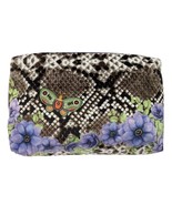 Estee Lauder Moth On Snake Cosmetic Bag Make Up Anemone Boa Pattern Travel - $20.29 CAD