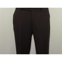 Men Suit BERLUSCONI Turkey 100% Italian Wool Super 180's #Ber30 Brown/Burgundy image 10