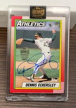 Dennis Eckersley Auto 2021 /34 Topps Archives Signature Series #670 - £50.60 GBP