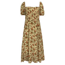 Reformation Meadow Dress In Viscose Women Beige Size 36 - £105.77 GBP