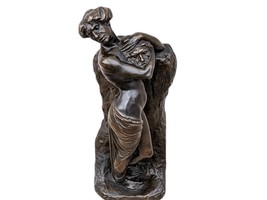 c1915 22&quot; Bronze Sculpture of Salome with John the Baptist&#39;s Head by Philipp Mod - £1,560.60 GBP