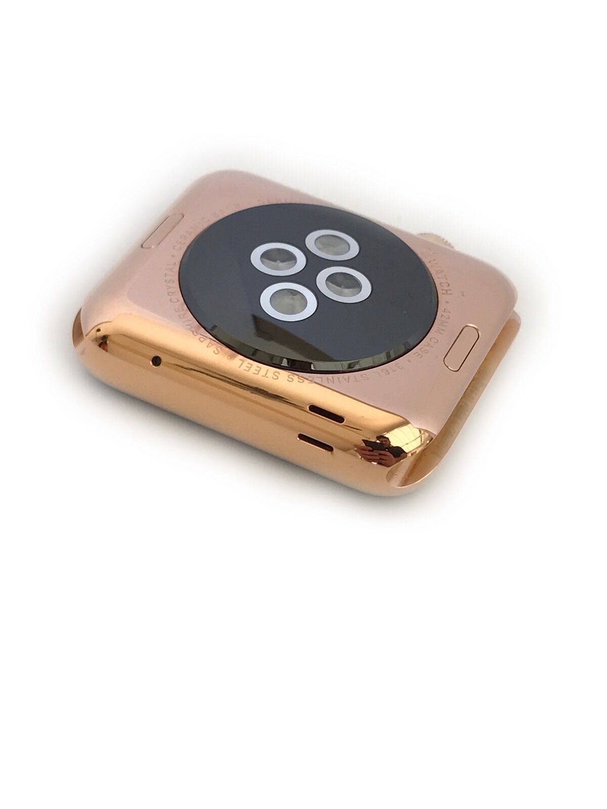24 Karat Rose Gold 42MM Apple Watch Stainless Steel Custom Body Only Item image 2