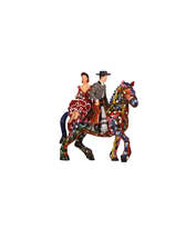 Barcino Designs Barcino Designs Mosaic Flamenco Couple on a Horse - $2,306.40 MXN+