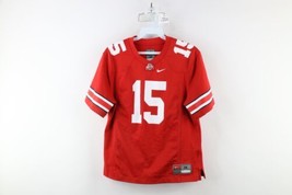 Nike Boys Medium The Ohio State University Football Jersey Red Striped #15 - $39.55