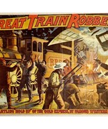 1961 The Great Train Robbery Gold Express Railroad Print Card Antique Li... - $49.99