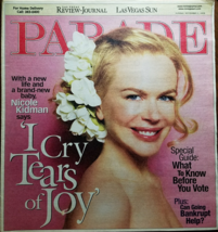 NICOLE KIDMAN, Peter Krause @ PARADE Magazine Nov 2, 2008 - $5.95