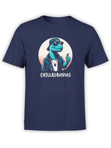 FANTUCCI Unisex Dinosaur Collection | Chillasaurus T-Shirt - £17.17 GBP+