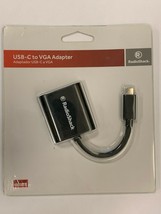 USB-C Male To Vga Female Adapter For Vga Monitor Tv Display Full Hd 1080p - $19.99