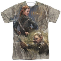 The Hobbit Legolas Elves Sublimation Front and Back Print T-Shirt, NEW U... - $30.95