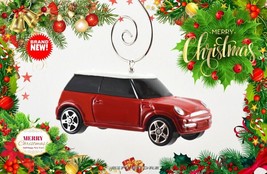  Rare Christmas Ornament Red Mini Cooper Or Hanger Custom Ltd Great Gift - £22.76 GBP