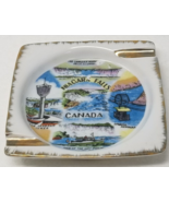 Niagara Falls Canada Ashtray Ceramic Japanese 1950s Seagram Tower Aerocar - £13.54 GBP