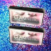 Lot Of 2 GLAMNETIC Verified Lash &amp; Black Liquid Magnetic Liner Kit New I... - $79.19