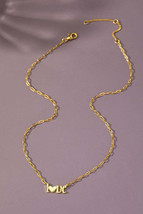 Real gold dipped love pendant necklace - £21.90 GBP