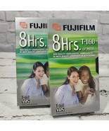 Lot of 2 Fujifilm T-160 EP Mode Cassette Blank VHS Tapes High Quality 8 ... - £7.73 GBP