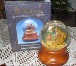 Fontanini Collectors&#39; Club-Lighted Musical Dome-Heirloom Nativity-Roman-2001 - £14.89 GBP