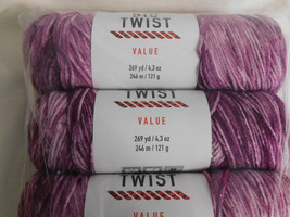 Big Twist Value lot of 3 Purple Ombre Dye Lot 450373 - £10.43 GBP