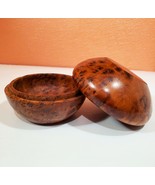 Vintage Thuya Burl Wood Round Trinket Collectible Box | Moroccan Handmad... - $1,003.43 MXN