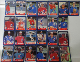 1986 Fleer Montreal Expos Team Set Of 25 Baseball Cards - £1.56 GBP