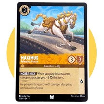 The First Chapter Disney Lorcana Card: Maximus Relentless Pursuer 11/204 - £3.12 GBP