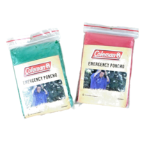 Coleman Set of 2 Emergency Ponchos NWT Camping Sports - £5.36 GBP