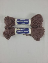 Brown Ever Match Tapestry Yarn Bucilla Wool #088 Virgin 40 Yd Skein Lot ... - £7.69 GBP