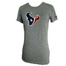 NFL Team Apparel Womens Shirt Size Small Houston Texans Tee Gray Dri Fit - £9.34 GBP