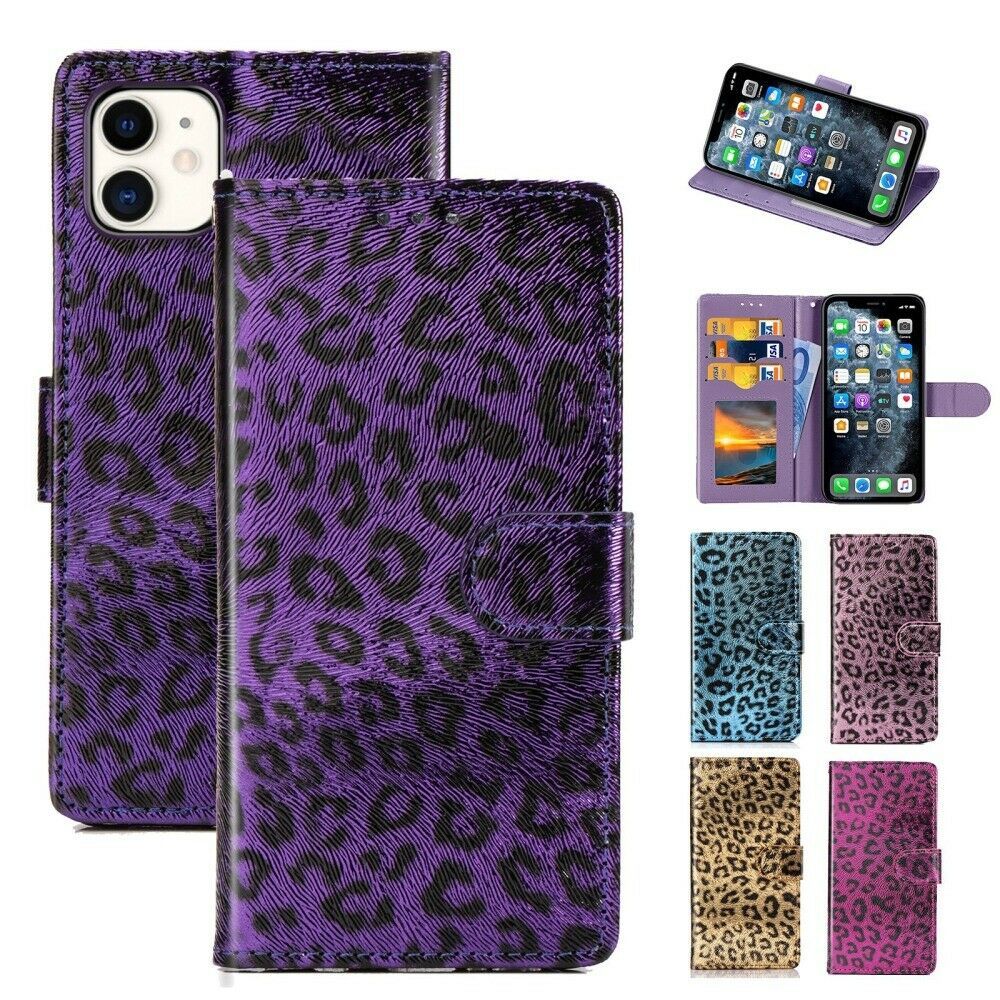 For Samsung Galaxy S10 Plus S8 Note 8 Wallet Card Flip Stand Case Pattern Cover