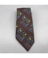 Vintage Polyester Design Tie Necktie 3-1/2&quot; - £30.14 GBP