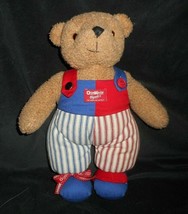 Vintage Eden Oshkosh B&#39;gosh Baby Teddy Bear Tie Button Stuffed Animal Plush Toy - £96.62 GBP