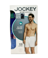 Jockey Active Essentials Boxers Men XL (40-42) Multicolor Woven 4 Pairs - £14.66 GBP