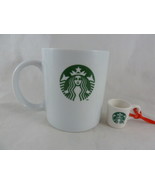 White Starbucks  Mug with  Siren  12 0z + 1 1/4&quot; Ornament - €12,65 EUR