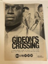 Gideon’s Crossing Tv Guide Print Ad Andre Braugher TPA11 - £4.69 GBP