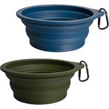 2-Pack Portable BPA-Free Silicone Dog Bowl - £21.57 GBP