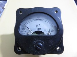 Vintage Microammeter 0/200UA - £20.03 GBP