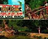 Pescatore Dream Trota Pesca Sporgente Lago Ranch Angola Indiana IN Cromo - £4.05 GBP