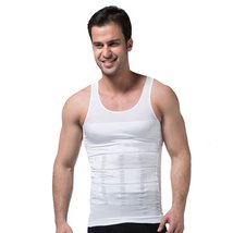 Men&#39;s Instant Slimming Undershirt - White- Small - £7.11 GBP