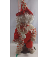**GENUINE** Brinn’s (1991) I Love You Clown Doll wooden stand dusty - £23.37 GBP