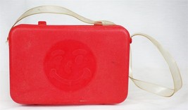 VINTAGE 1980s Kool Aid Man Red Plastic Canteen - £23.52 GBP