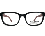 Kenneth Cole Reaction Eyeglasses Frames KC0794 001 Black Red Square 52-1... - $49.49