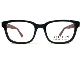 Kenneth Cole Reaction Eyeglasses Frames KC0794 001 Black Red Square 52-1... - £38.93 GBP