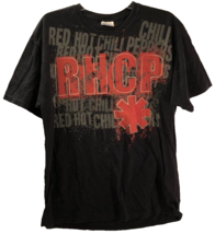 $25 Red Hot Chili Peppers RHCP Asterisk Hanes 2008 Black Concert T-Shirt L 42-44 - £25.10 GBP