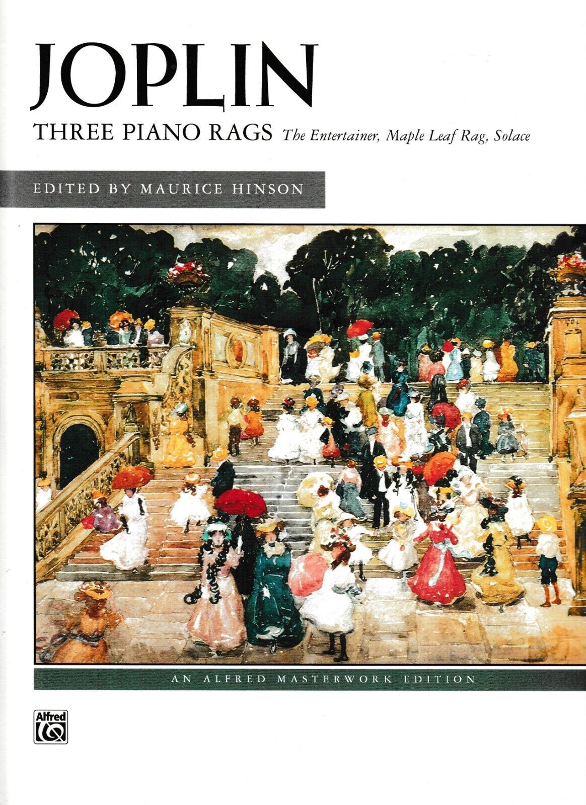 THREE PIANO RAGS, By Scott Joplin, Edited by Maurice Hinson  BRAND NEW! - $7.59