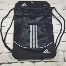 Adidas Alliance II Sackpack Black 3 Stripe Drawstring Backpack NEW  - $16.82