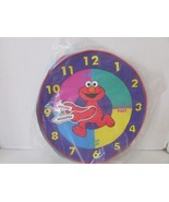 SESAME STREET KIDS TODDLERS ROUND BACKPACK ELMO W/LEARNING CLOCK IN FRON... - $108.42 MXN