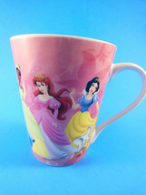 Disney Princess Cup Mug with 7 Disney Princesses dancing Aurora Snow whi... - £6.20 GBP