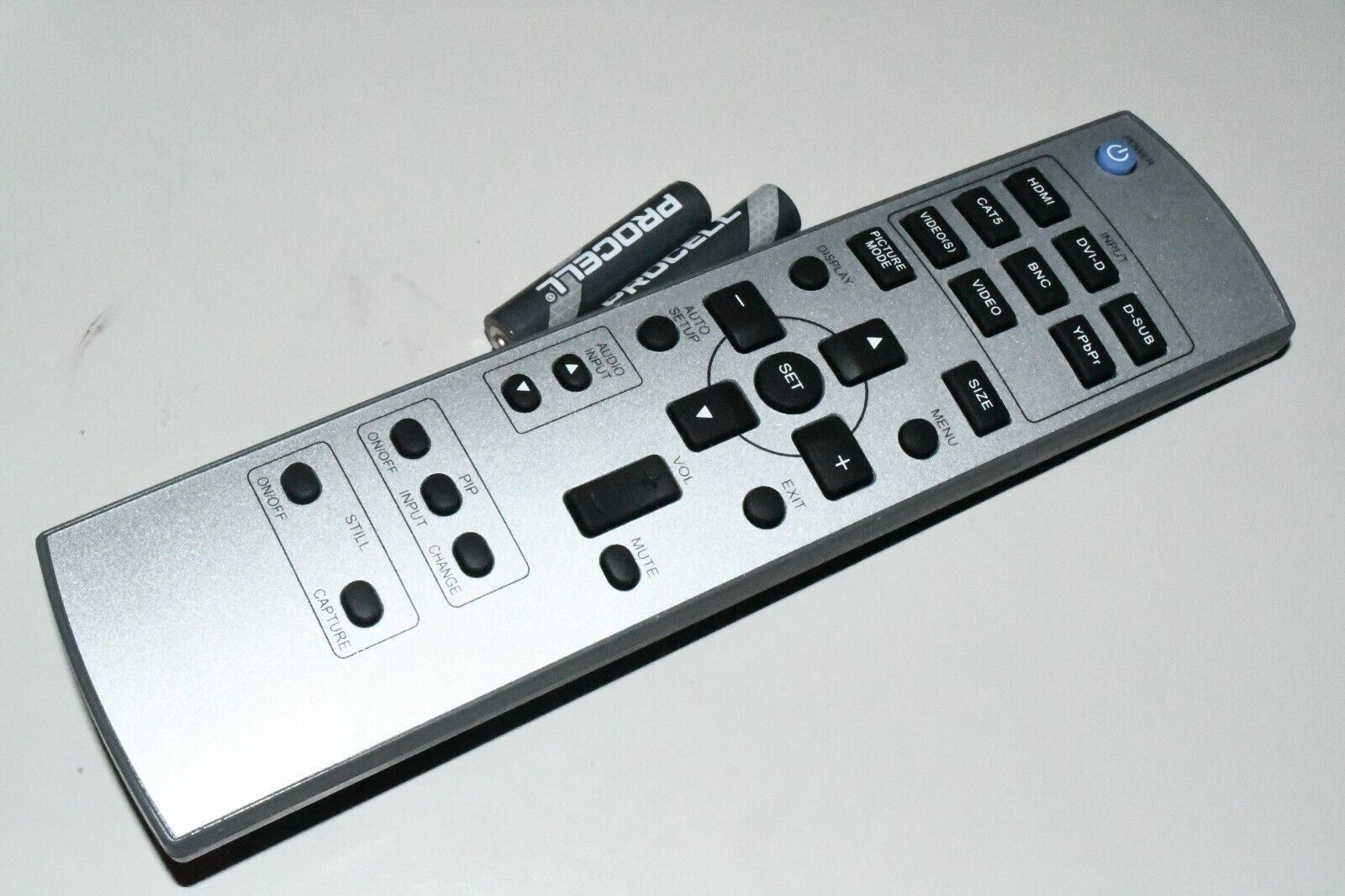 MITSUBISHI RU-DM107 PROJECTOR OEM Remote Tested W Batteries  			