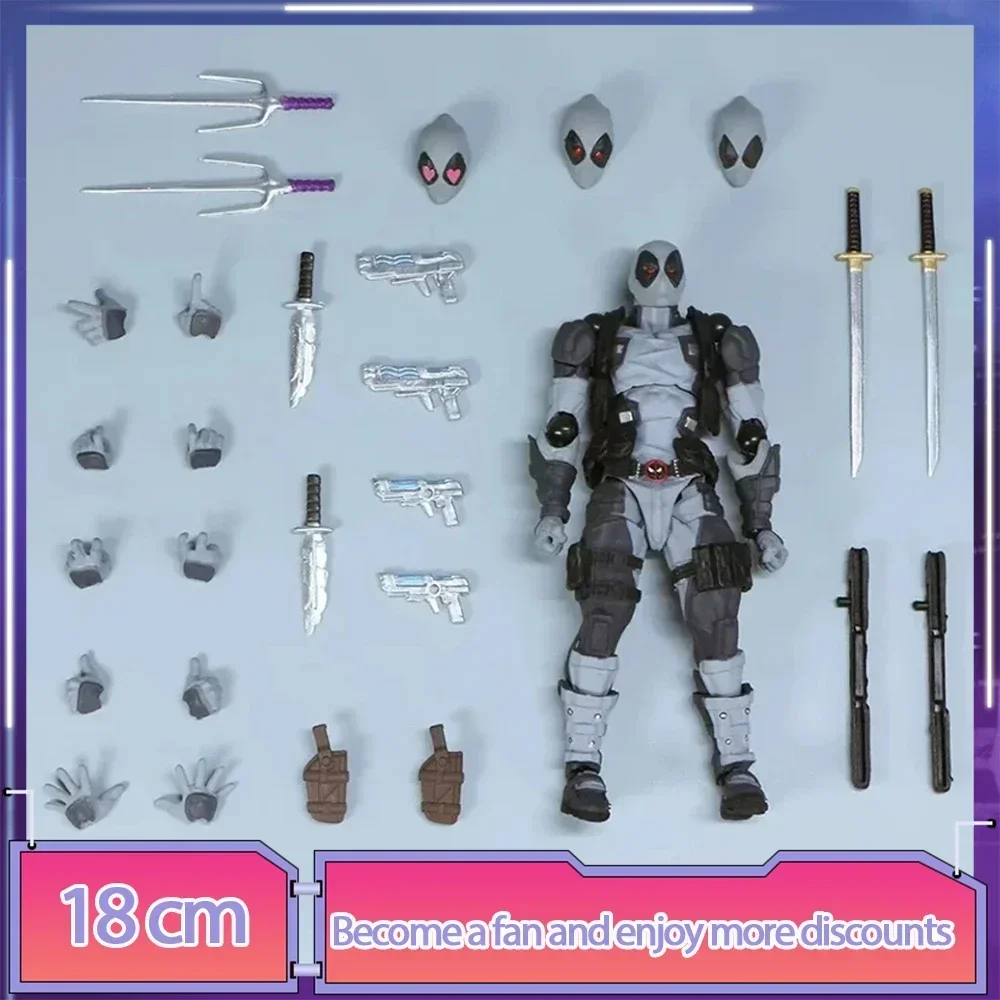 18cm 025ex Deadpool 2.0 Kaiyodo Amazing Yamaguchi Series Action Figure Figurine - £36.23 GBP+