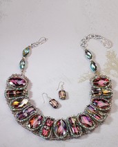 Smithsonian Iridescent Crystal Earrings or Necklace (JT2) - $49.99+